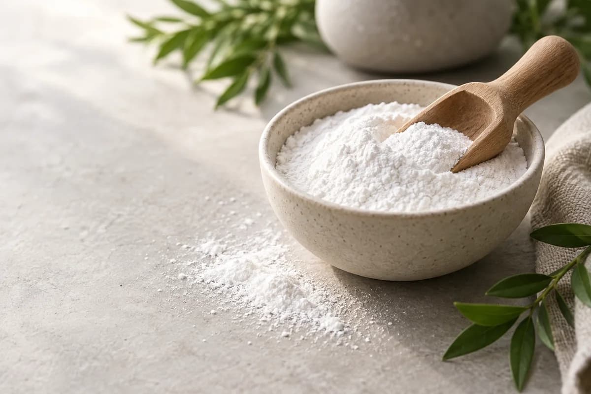 Close-up photo of powders