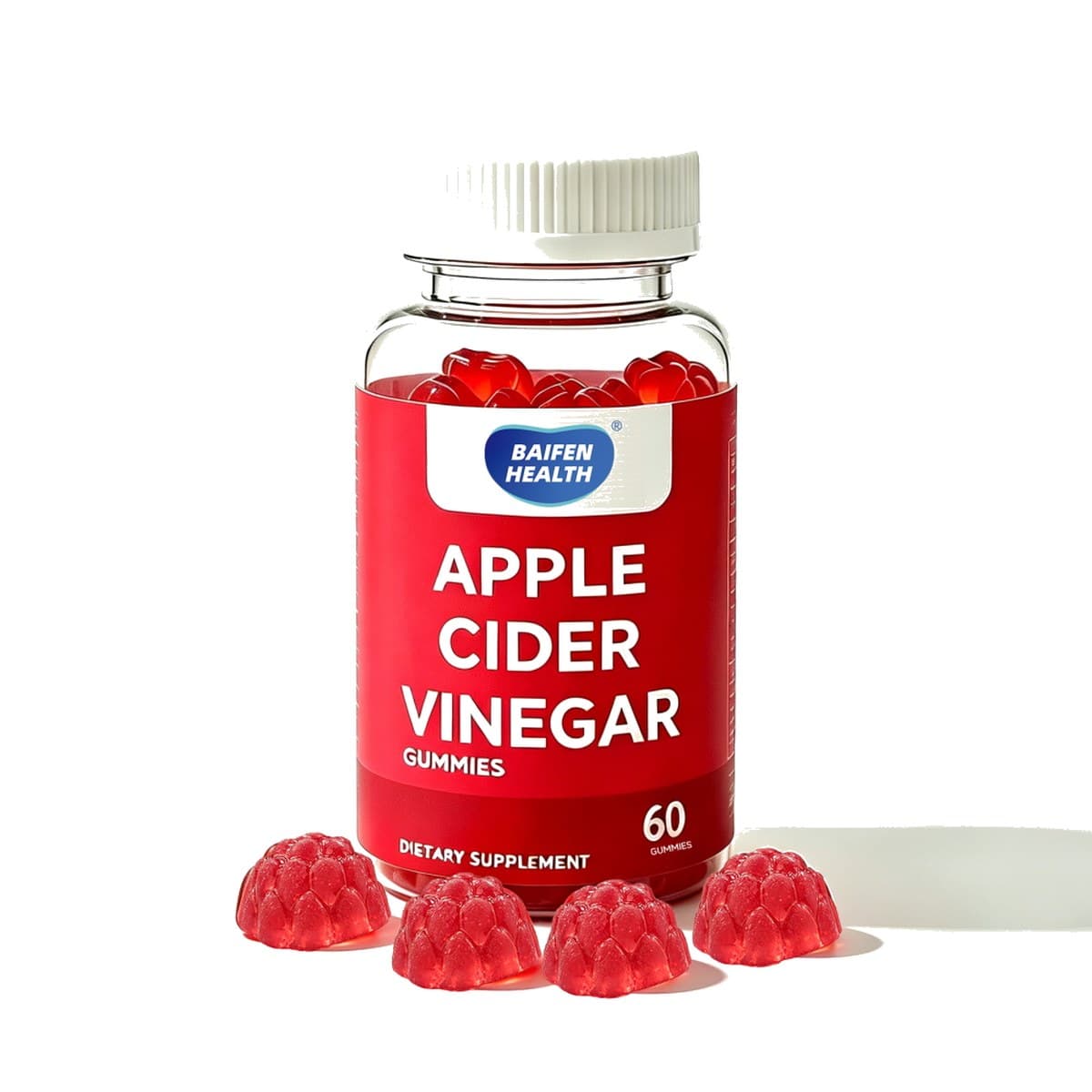 Apple Cider Vinegar Gummies — with B-Vitamins & Guarana